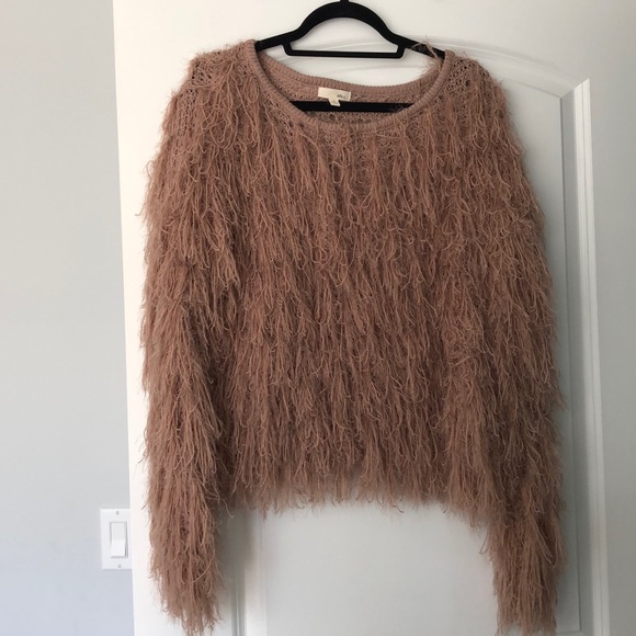 Tops - Forever 21 Shaggy Mauve Colored Oversized Sweater